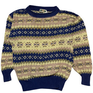 Vintage 90s Joesph Abboud Patterned Pullover Sweater